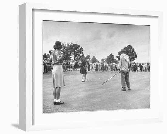 Women's NationalAmateur Golf Tournament-null-Framed Photographic Print