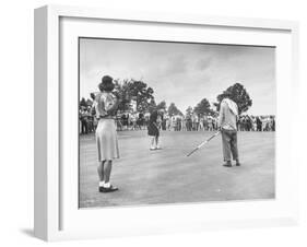 Women's NationalAmateur Golf Tournament-null-Framed Photographic Print