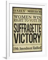 Women's right to Vote-null-Framed Giclee Print