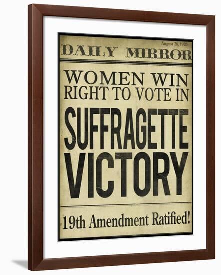 Women's right to Vote-null-Framed Giclee Print