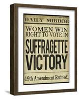 Women's right to Vote-null-Framed Giclee Print