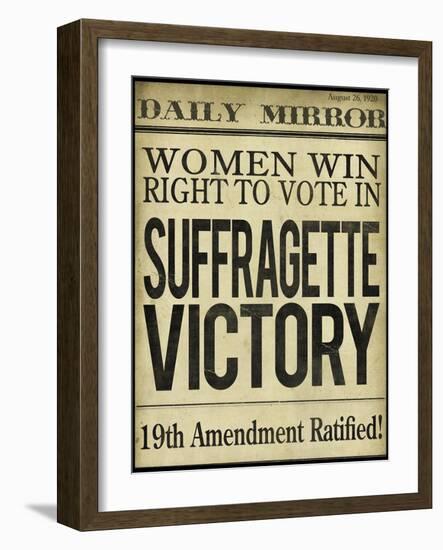 Women's right to Vote-null-Framed Giclee Print