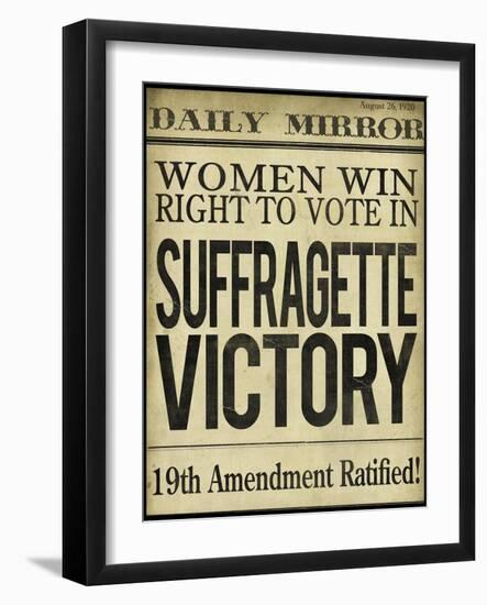 Women's right to Vote-null-Framed Giclee Print