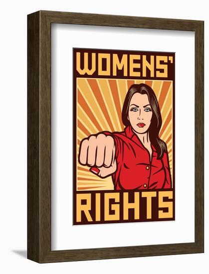 Women's Rights Poster-null-Framed Premium Giclee Print