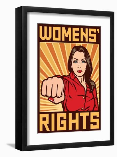 Women's Rights Poster-null-Framed Art Print