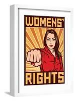 Women's Rights Poster-null-Framed Art Print