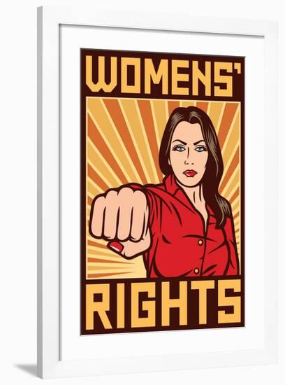 Women's Rights Poster-null-Framed Art Print