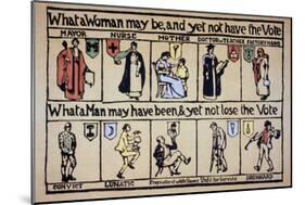 Women's Rights-null-Mounted Giclee Print