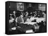 Women's Sewing Circle WWII-Robert Hunt-Framed Stretched Canvas