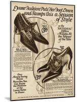 Women's Shoes 1924-null-Mounted Art Print