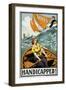 Women's Suffrage, Handicapped, London!-null-Framed Giclee Print