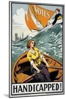 Women's Suffrage, Handicapped, London!-null-Mounted Giclee Print