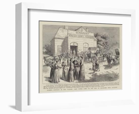 Women's Suffrage in New Zealand-null-Framed Giclee Print