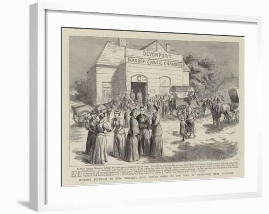 Women's Suffrage in New Zealand-null-Framed Giclee Print