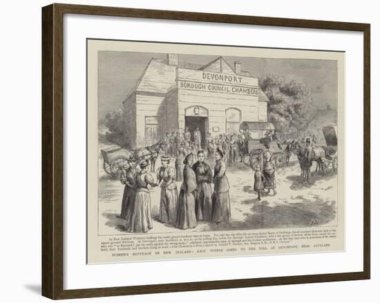 Women's Suffrage in New Zealand-null-Framed Giclee Print