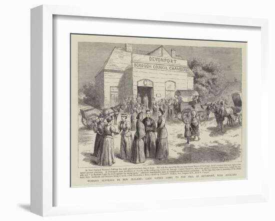 Women's Suffrage in New Zealand-null-Framed Giclee Print