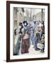 Women's Suffrage in the Usa: Women Voting in the Wyoming Territory after Winning That Right in 1869-American-Framed Giclee Print