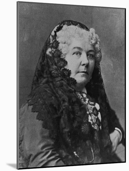 Women's Suffrage Leader Elizabeth Cady Stanton-null-Mounted Photographic Print