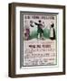 Women's Suffrage Poster "The Right Dishonourable Double-Face Asquith", C.1910-English School-Framed Giclee Print