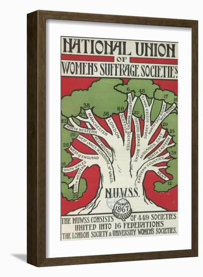 Women's Suffrage Societies-null-Framed Giclee Print