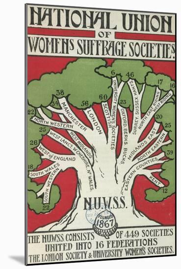 Women's Suffrage Societies-null-Mounted Giclee Print