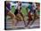 Women's Track and Field Race-Paul Sutton-Stretched Canvas