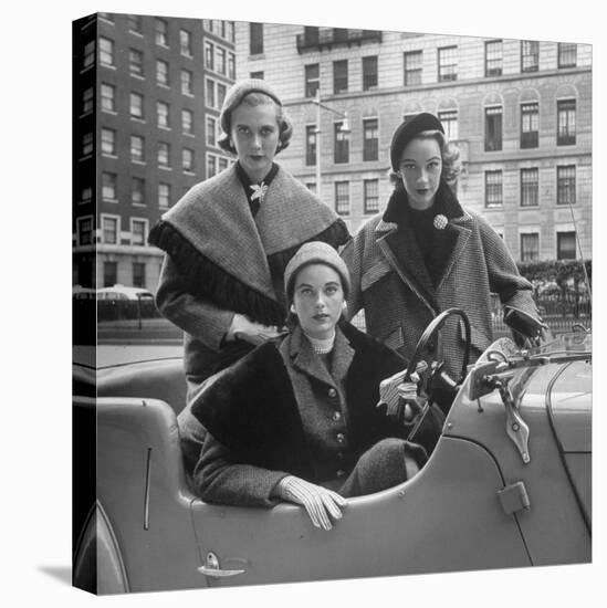 Women's Tweed Fashions-Nina Leen-Stretched Canvas