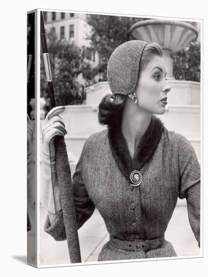 Women's Tweed Fashions-Nina Leen-Stretched Canvas