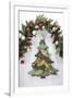 Women's Work - Patchwork Christmas Tree-null-Framed Photographic Print