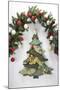 Women's Work - Patchwork Christmas Tree-null-Mounted Photographic Print