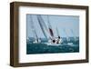 Women Sailing at Regatta-null-Framed Art Print