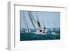 Women Sailing at Regatta-null-Framed Art Print