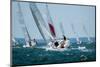 Women Sailing at Regatta-null-Mounted Art Print