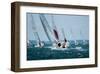 Women Sailing at Regatta-null-Framed Art Print