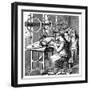 Women Securing Bristles in Brushes Using Woodbury's Machine, Late 19th Century-null-Framed Giclee Print