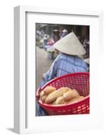 Women Selling Vegetables at Market, Hoi An, Quang Nam, Vietnam, Indochina, Southeast Asia, Asia-Ian Trower-Framed Photographic Print