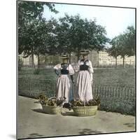 Women Selling Wooden Sculptures, Brienz (Switzerland), Circa 1865-Leon, Levy et Fils-Mounted Photographic Print