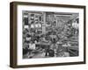 Women Sewing Flying Suits-Peter Stackpole-Framed Photographic Print