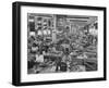 Women Sewing Flying Suits-Peter Stackpole-Framed Photographic Print