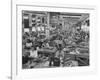 Women Sewing Flying Suits-Peter Stackpole-Framed Photographic Print