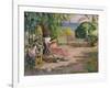 Women Sewing-Henri Lebasque-Framed Giclee Print