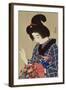 Women Sewing-null-Framed Art Print