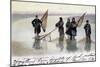 Women Shrimp Fishers, Calais, 1905-null-Mounted Giclee Print