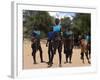 Women Sing and Dance Before the Bull Jumping, Turmi, Ethiopia-Jane Sweeney-Framed Photographic Print