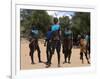 Women Sing and Dance Before the Bull Jumping, Turmi, Ethiopia-Jane Sweeney-Framed Photographic Print