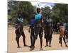 Women Sing and Dance Before the Bull Jumping, Turmi, Ethiopia-Jane Sweeney-Mounted Photographic Print