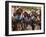 Women Sing and Dance Before the Bull Jumping, Turmi, Ethiopia-Jane Sweeney-Framed Photographic Print