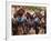 Women Sing and Dance Before the Bull Jumping, Turmi, Ethiopia-Jane Sweeney-Framed Photographic Print