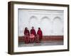 Women Sitting in Durbar Square (UNESCO World Heritage Site), Kathmandu, Nepal-Ian Trower-Framed Photographic Print