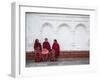 Women Sitting in Durbar Square (UNESCO World Heritage Site), Kathmandu, Nepal-Ian Trower-Framed Photographic Print